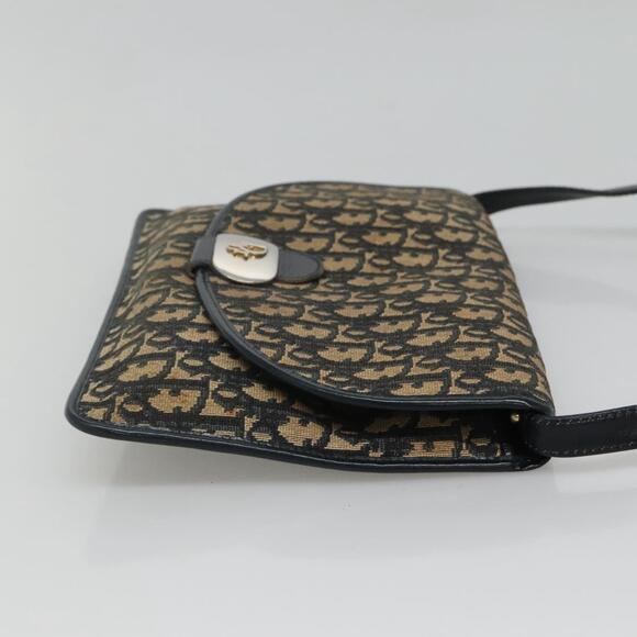 DIOR Trotter Canvas Shoulder Bag Navy - Picture 3 of 16